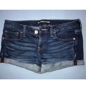 Express Cuffed Denim Shorts